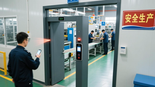人臉識(shí)別+手機(jī)識(shí)別安檢門(mén)系統(tǒng)在工廠(chǎng)應(yīng)用